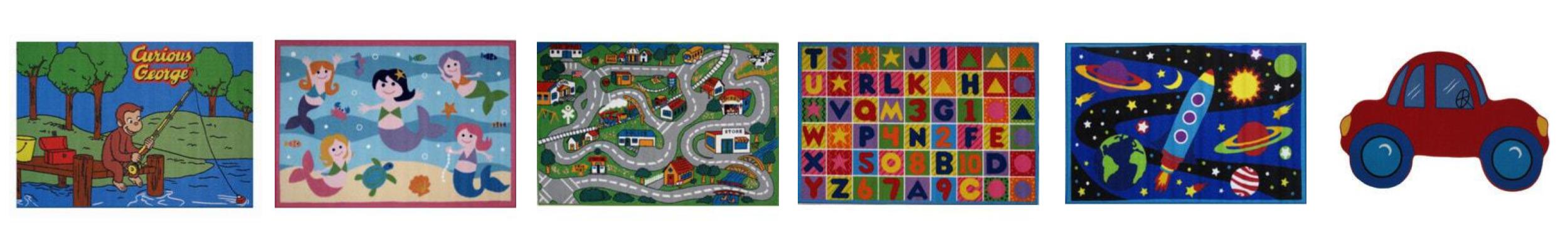 fun colorful rugs for kids