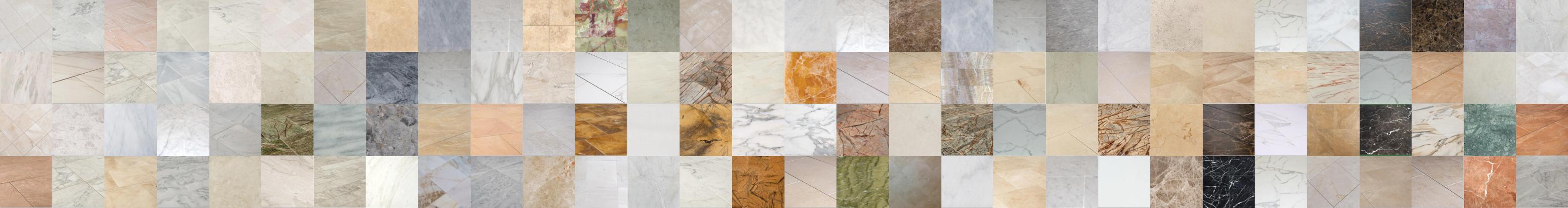 A collage of marble