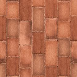 walls-republic-faux-stitched-leather-patchwork-wallpaper